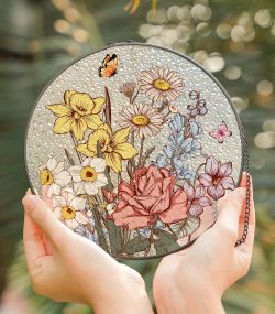 Custom Grandma’s Garden Birth Flower Suncatcher | Mother's Day Gift | Floral Window Art - Image 3