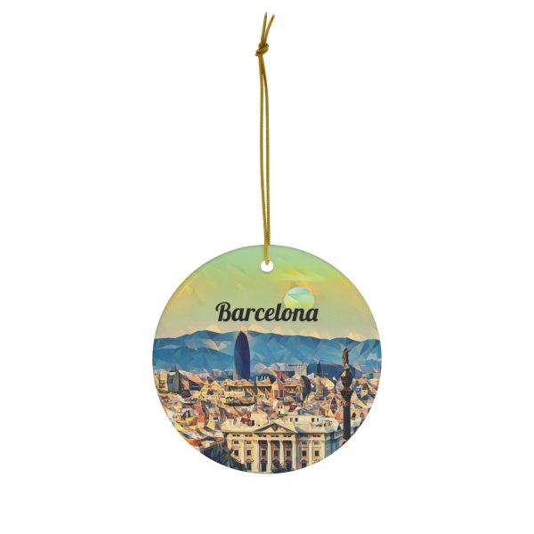 Barcelona Ornament  Barcelona Gift  Christmas Ornament  Barcelona Christmas  Tree Ornament  Christmas Gift  Housewarming Gift  Spain  Travel - Image 2