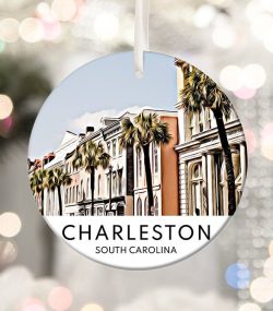 Charleston Ornament  Christmas Ornament  Charleston Gift  Christmas Gift  Charleston Christmas  Charleston  Charleston Travel  Chris