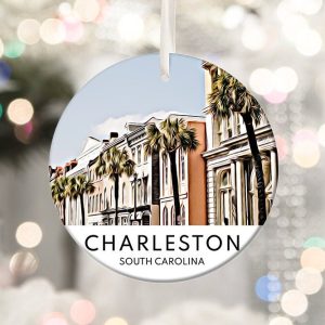 Charleston Ornament  Christmas Ornament  Charleston Gift  Christmas Gift  Charleston Christmas  Charleston  Charleston Travel  Chris