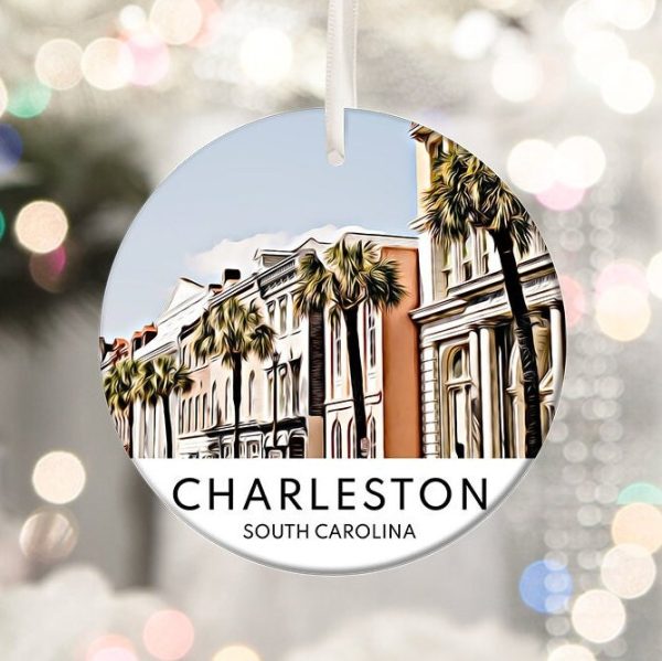 Charleston Ornament  Christmas Ornament  Charleston Gift  Christmas Gift  Charleston Christmas  Charleston  Charleston Travel  Chris