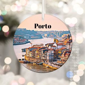 Porto Ornament  Christmas Ornament  Porto Gift  Christmas Gift  Porto Christmas  Porto  Porto Travel  Christmas Travel  Porto Souvenir