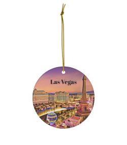 Las Vegas Ornament  Christmas Ornament  Las Vegas Gift  Christmas Gift  Las Vegas Christmas  Las Vegas  Las VegasTravel  Christmas Decor - Image 2