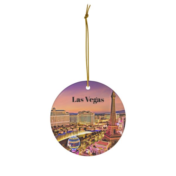 Las Vegas Ornament  Christmas Ornament  Las Vegas Gift  Christmas Gift  Las Vegas Christmas  Las Vegas  Las VegasTravel  Christmas Decor - Image 2