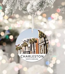 Charleston Ornament  Christmas Ornament  Charleston Gift  Christmas Gift  Charleston Christmas  Charleston  Charleston Travel  Chris - Image 3