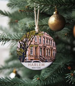 Harlem Ornament  Christmas Ornament  Harlem Gift  Christmas Gift  Harlem Christmas  Harlem  Harlem Travel  Christmas Travel  New York Travel - Image 3