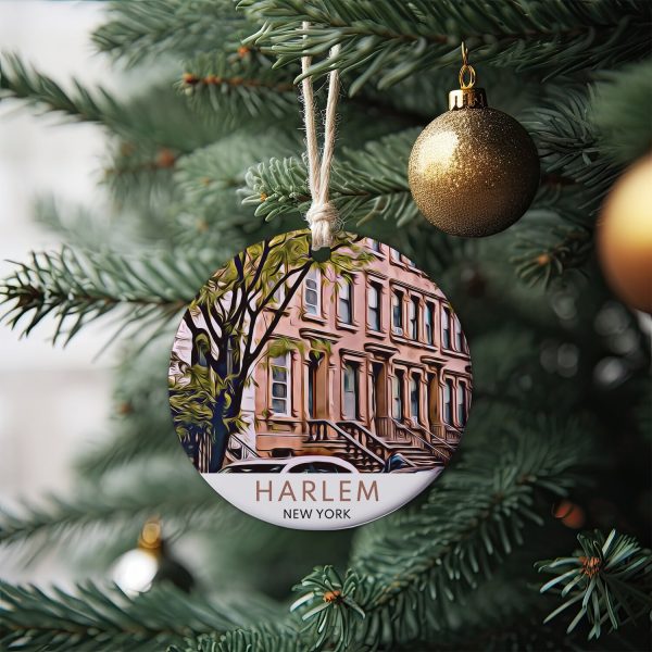 Harlem Ornament  Christmas Ornament  Harlem Gift  Christmas Gift  Harlem Christmas  Harlem  Harlem Travel  Christmas Travel  New York Travel - Image 3