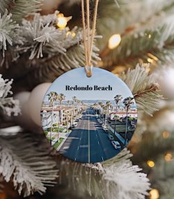 Redondo Beach Ornament  Christmas Ornament  Redondo Beach Gift  Christmas Gift  Christmas Decor  Redondo Beach Souvenir