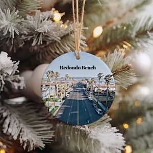 Redondo Beach Ornament  Christmas Ornament  Redondo Beach Gift  Christmas Gift  Christmas Decor  Redondo Beach Souvenir