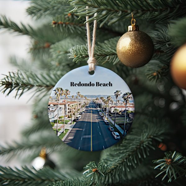 Redondo Beach Ornament  Christmas Ornament  Redondo Beach Gift  Christmas Gift  Christmas Decor  Redondo Beach Souvenir - Image 2