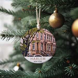 Harlem Ornament  Christmas Ornament  Harlem Gift  Christmas Gift  Harlem Christmas  Harlem  Harlem Travel  Christmas Travel  New York Travel