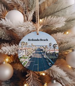 Redondo Beach Ornament  Christmas Ornament  Redondo Beach Gift  Christmas Gift  Christmas Decor  Redondo Beach Souvenir - Image 3