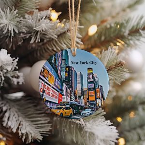New York City Christmas Ornament  Christmas Gift  New York City Gift  New York City Travel  Christmas Decor  New York City Souvenir