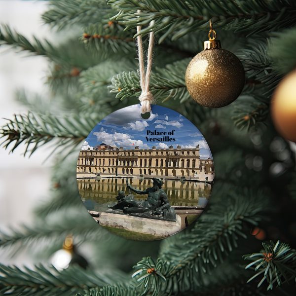 Palace of Versailles Christmas Ornament  Christmas Gift  Palace of Versailles Gift  Palace of Versailles Travel  Christmas Decor - Image 2