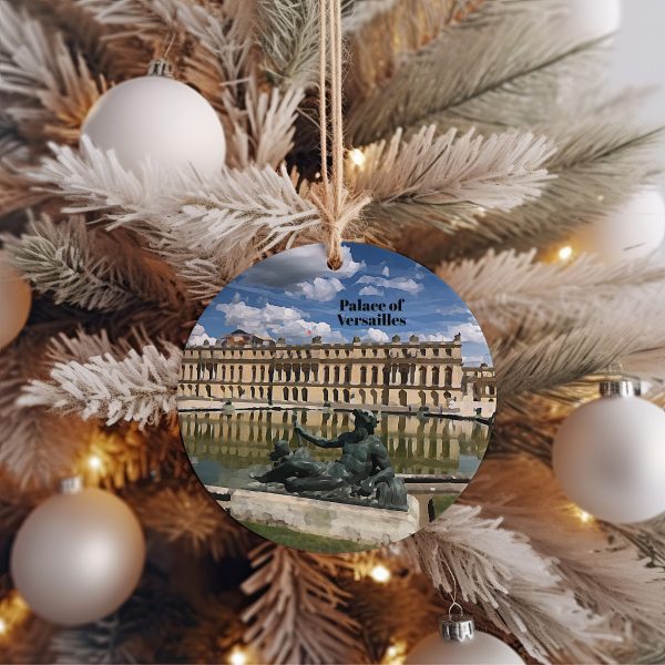 Palace of Versailles Christmas Ornament  Christmas Gift  Palace of Versailles Gift  Palace of Versailles Travel  Christmas Decor - Image 3