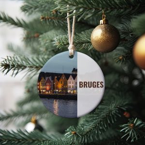 Bruges Ornament  Christmas Ornament  Bruges Gift  Christmas Gift  Bruges Christmas  Bruges  Bruges Travel  Christmas Travel  Christmas Decor