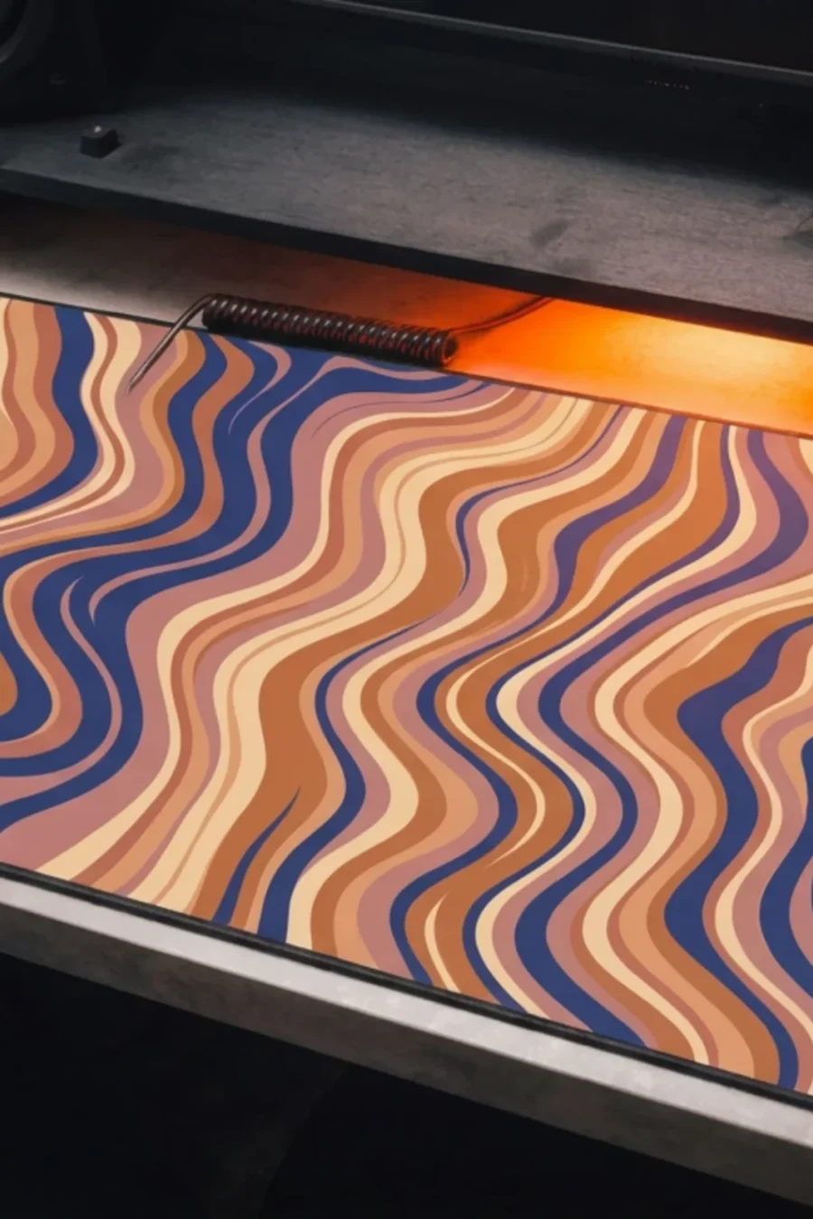 TIDAL DRIFT — Abstract Desk Mat