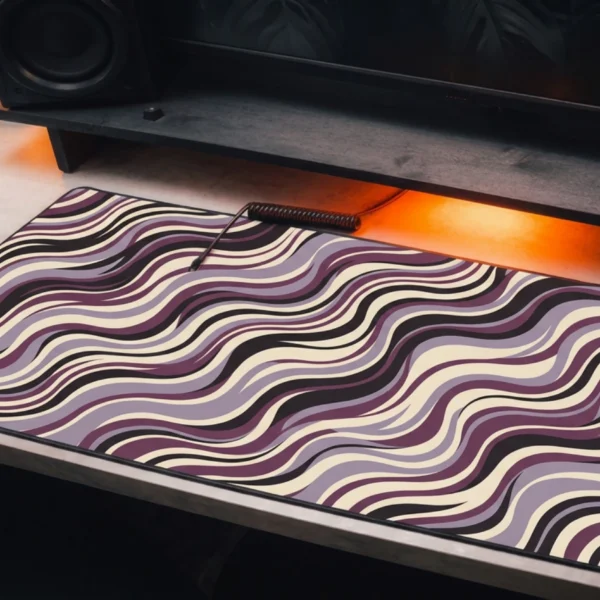 VELVET WAVE — Abstract Desk Mat