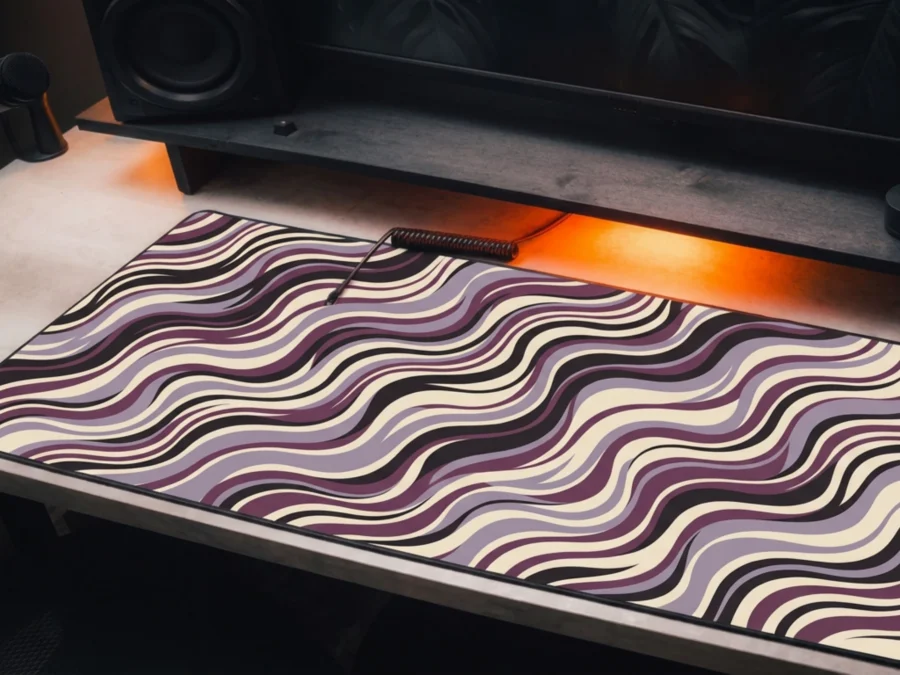 VELVET WAVE — Abstract Desk Mat