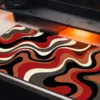 HEATWAVE — Abstract Desk Mat