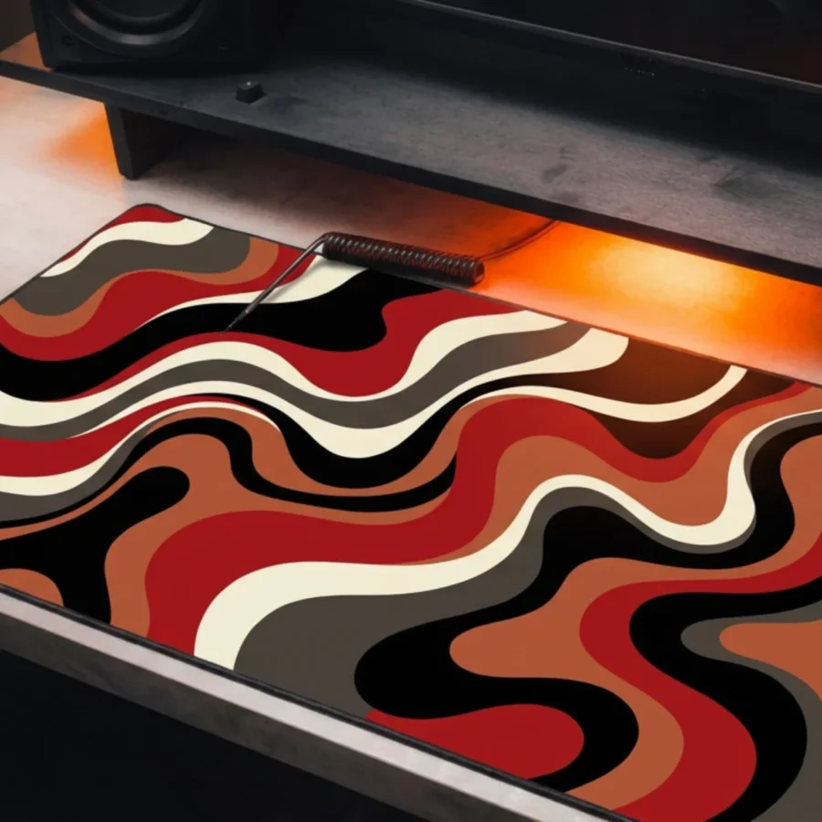 HEATWAVE — Abstract Desk Mat