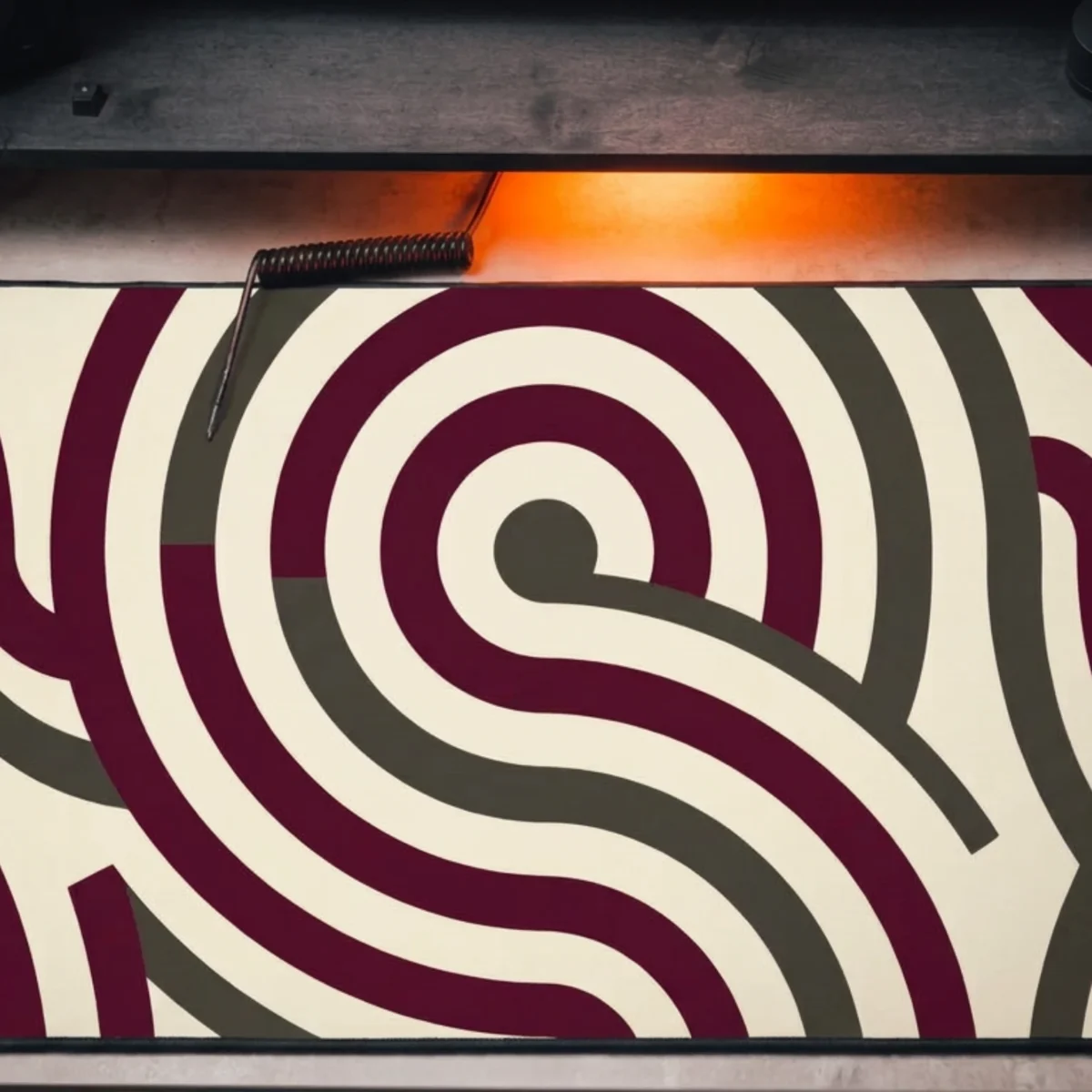 LABYRINTH — Abstract Desk Mat