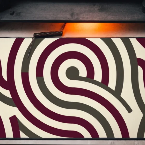 LABYRINTH — Abstract Desk Mat