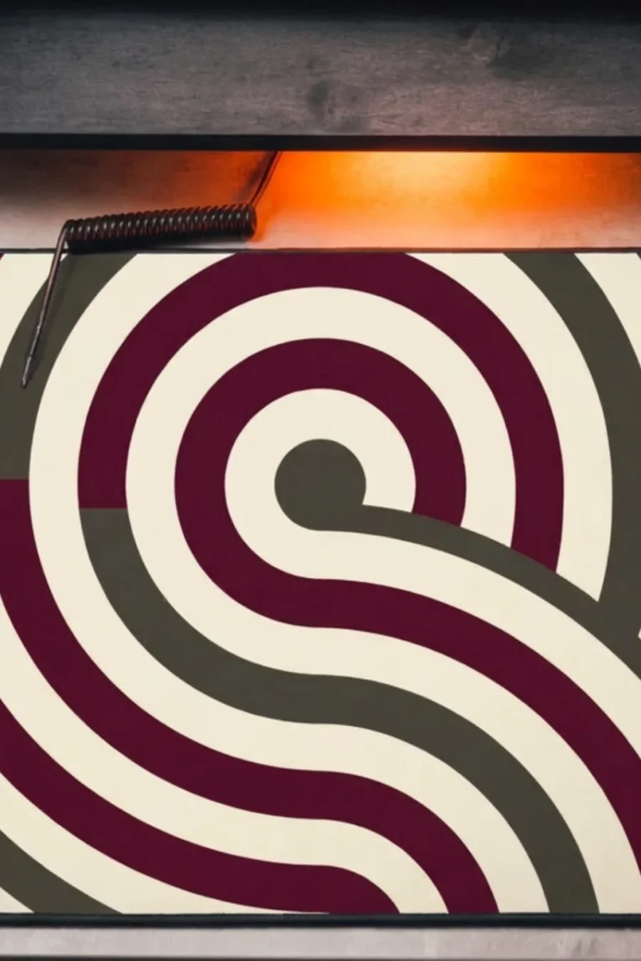 LABYRINTH — Abstract Desk Mat