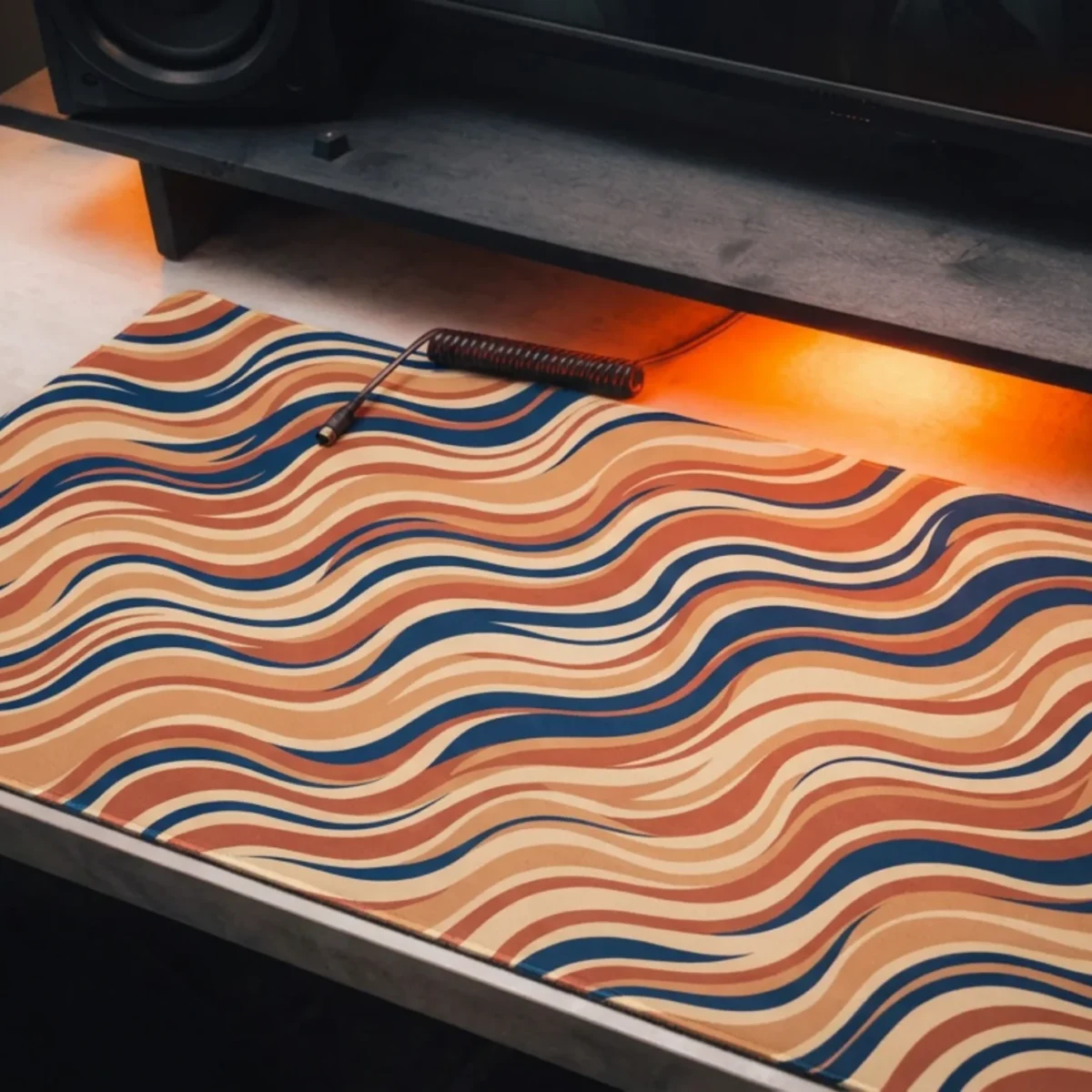 SAND RIPPLE — Abstract Desk Mat