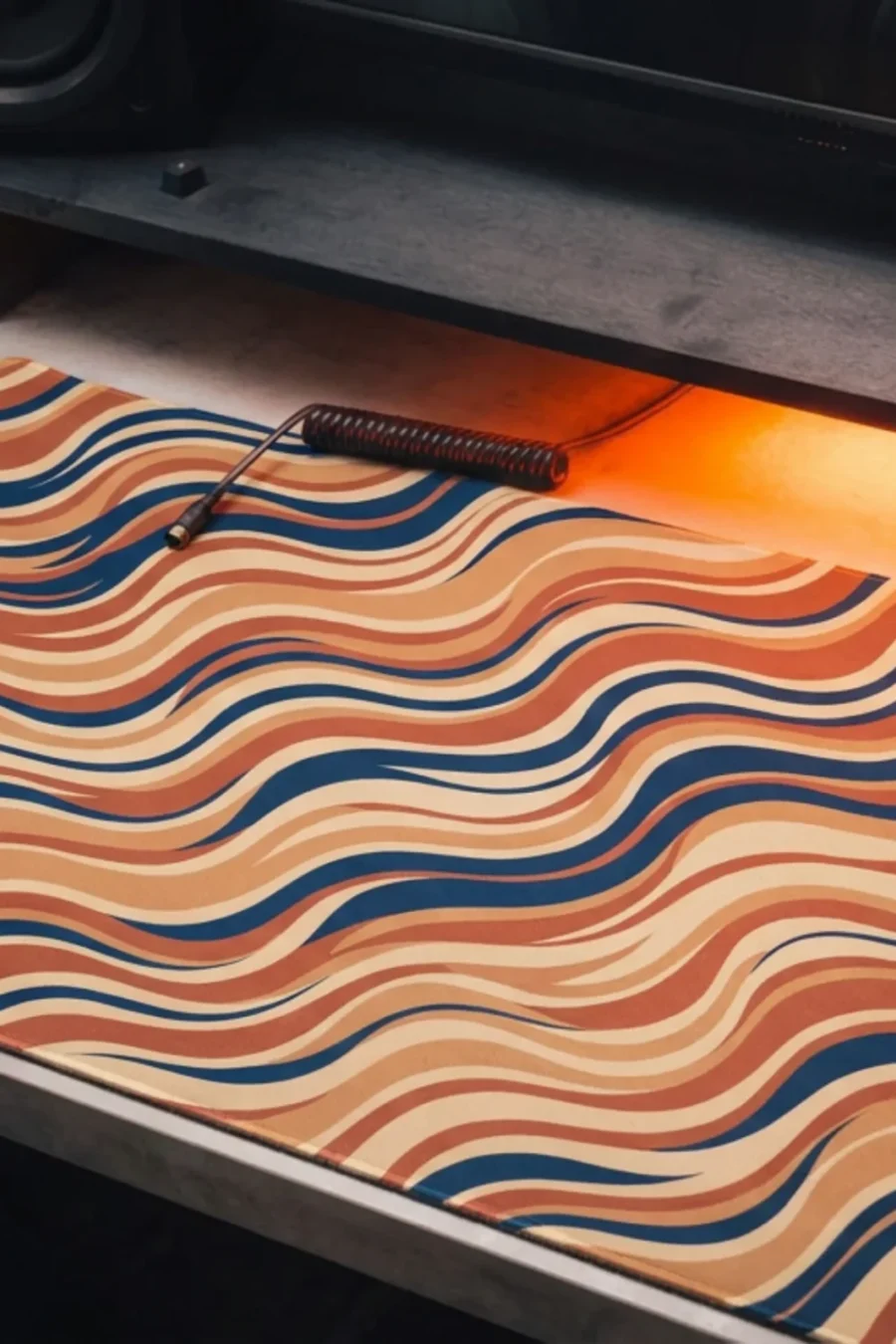 SAND RIPPLE — Abstract Desk Mat