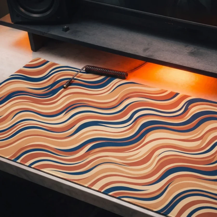 SAND RIPPLE — Abstract Desk Mat