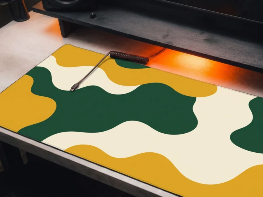 BLOOM CUT — Abstract Desk Mat