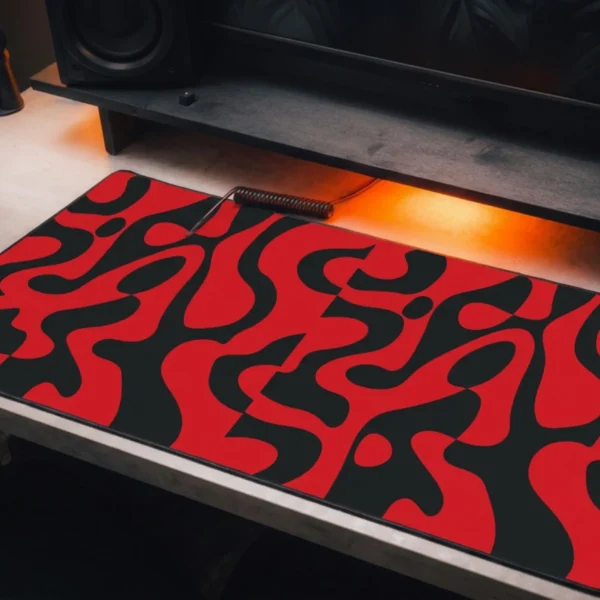 STATIC MAZE — Abstract Desk Mat